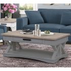 Parker Living Americana Modern Dove Cocktail Table in Dove - Black Friday Sale