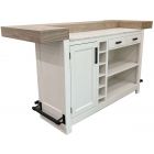 Parker House Americana Modern 78 in. Bar with Quartz Insert in Cotton