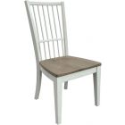 Parker House Americana Modern Spindle Back Dining Chair in Cotton - Set of 2