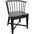 Parker House Americana Modern Barrel Dining Chair in Black - Set of 2
