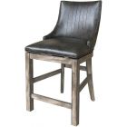 Parker House Lodge Swivel Counter Sling Chair in Siltstone - Set of 2