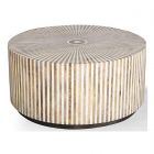 Parker Living Crossings Downtown Round Cocktail Table in Amber - Black Friday Sale