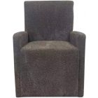 Parker House Pure Modern Upholstered Caster Chair in Himalaya Granite
