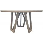 Parker House Pure Modern 60 in. Round Dining Table with Wood Base in Moonstone