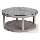 Parker Living Crossings Serengeti Round Cocktail Table with Glass Top (CL1A) - CLEARANCE SALE