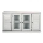 Parker House Boca 56" TV Console in Cottage White - Black Friday Sale