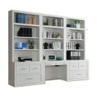 Parker House Catalina 6pc Library Wall Set in White - Black Friday Sale