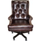 Parker Living Prestige Leather Desk Chair in Havana