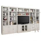 Parker House Boca 6pc Entertainment Wall Center in Cottage White - #1 - Black Friday Sale