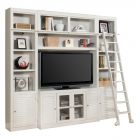 Parker House Boca 4pc Entertainment Wall Center in Cottage White - Black Friday Sale
