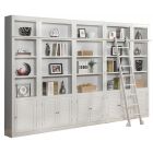 Parker House Boca 5pc Library and Display Wall in Cottage White - #1 - Black Friday Sale