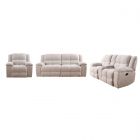 Parker Living Buster Opal Taupe Reclining Sofa Set (Promo)