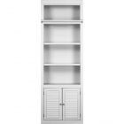 Parker House Boca 32" Open Top Bookcase in Cottage White - Black Friday Sale