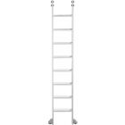 Parker House Boca Library Ladder in Cottage White (Promo)