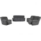 Parker Living Richland Bristol Grey Power Reclining Sofa Set