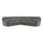 Parker Living Mason - Carbon 6 Piece Modular Power Reclining Sectional with Power Adjustable Headrests