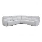 Parker Living Lancaster 6pc Fluffy River Rock Zero Gravity Modular Power Reclining Sectional