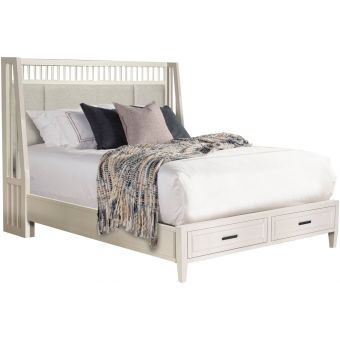 Parker House Americana Modern King Shelter Bed in Cotton