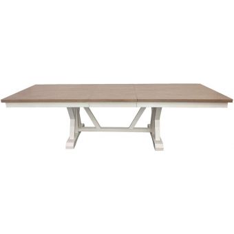 Parker House Americana Modern 88 in. Trestle Dining Table in Cotton