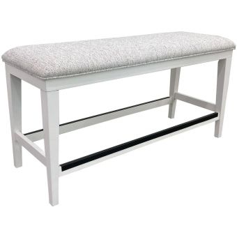 Parker House Americana Modern 49 in. Upholstered Counter Bench in Cotton