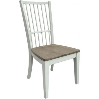 Parker House Americana Modern Spindle Back Dining Chair in Cotton - Set of 2