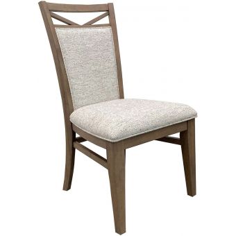 Parker House Americana Modern Upholstered Dining Chair in Cotton - Set of 2
