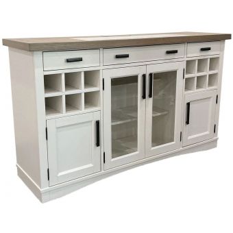 Parker House Americana Modern Buffet Server with Quartz Insert in Cotton