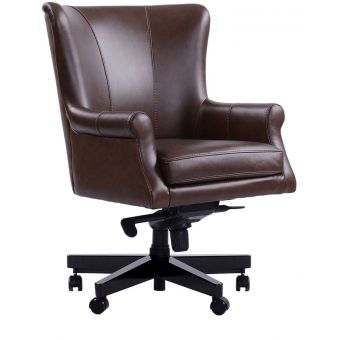 Parker Living DC#129 Leather Desk Chair in Verona Brown