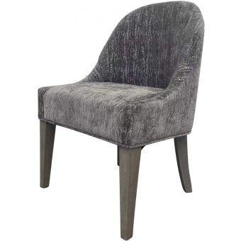 Parker House Pure Modern Upholstered Armless Side Chair in Moonstone