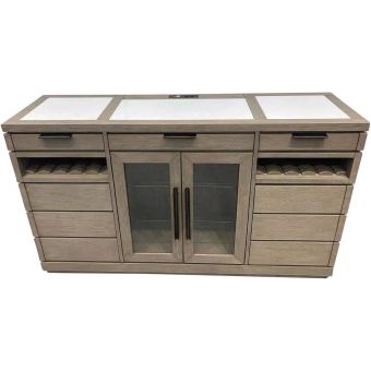 Parker House Pure Modern Buffet Server in Moonstone