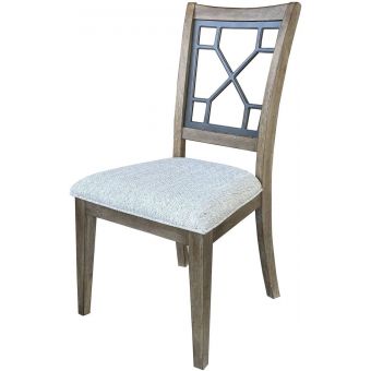 Parker House Sundance Dining Chair Grid Back in Sandstone - Set of 2