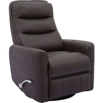 Parker Living Hercules Chocolate Manual Swivel Glider Recliner