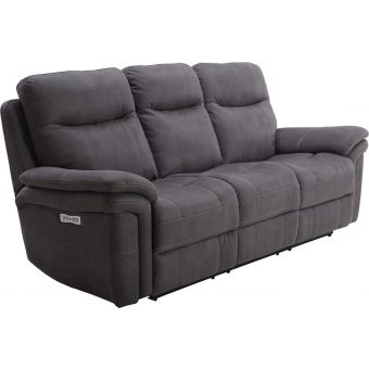 Parker Living Mason Power Sofa in Charcoal