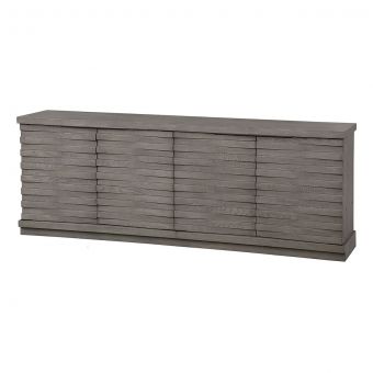 Parker Living Pure Modern 63 in. Angled Door TV Console in Moonstone (CL1A) - CLEARANCE SALE