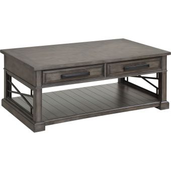 Parker House Sundance Cocktail Table in Smokey Grey