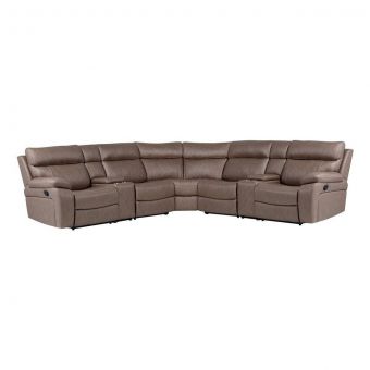 Parker Living Theon 7pc Stokes Toffee Modular Manual Reclining Sectional MTHE-PACKT7-STOF