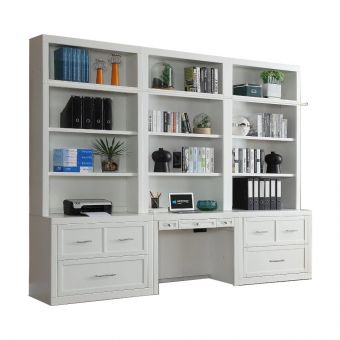 Parker House Catalina 6pc Library Wall Set in White