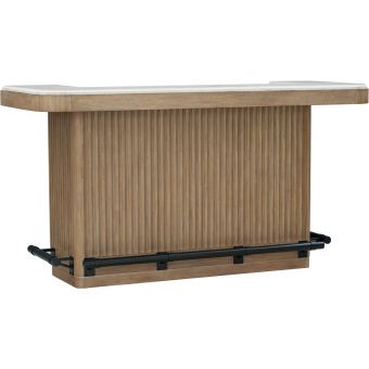 Parker House Escape 78" Bar with Stone Top