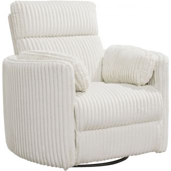 Parker Living Radius Mega Ivory Swivel Power Glider Recliner