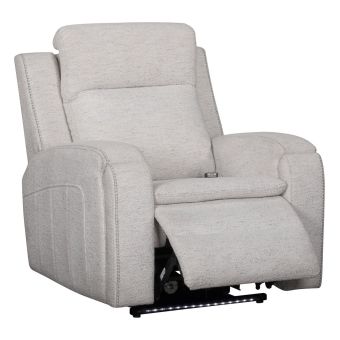 Parker Living Armstrong-Clearwater Sand Power Recliner with Heat, Massage and Auto-Glide