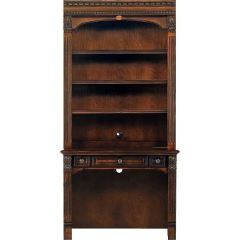 Parker House Huntington 2pc Library Desk in Pecan