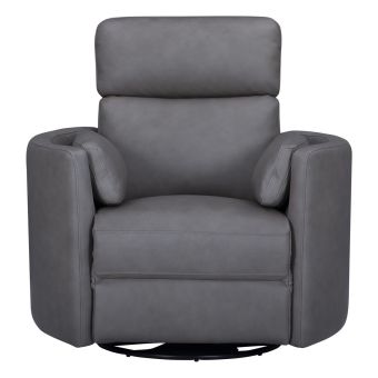 Parker Living Radius-Nickel Grey Manual Swivel Glider Recliner