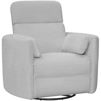 Parker Living Radius Angora Linen Manual Swivel Recliner