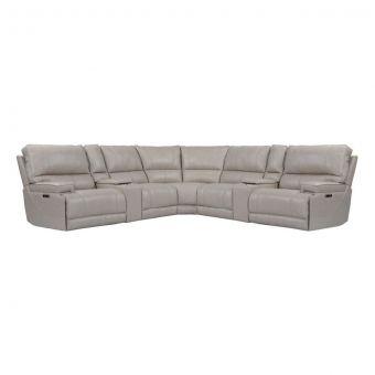 Parker Living Whitman 7pc Verona Linen Powered By Freemotion Modular Power Reclining Sectional MWHI-PACKT7(H)-P50-VLI