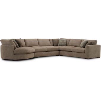 Parker Living The Bump Alistair Fossil 4 Piece Modular Sectional